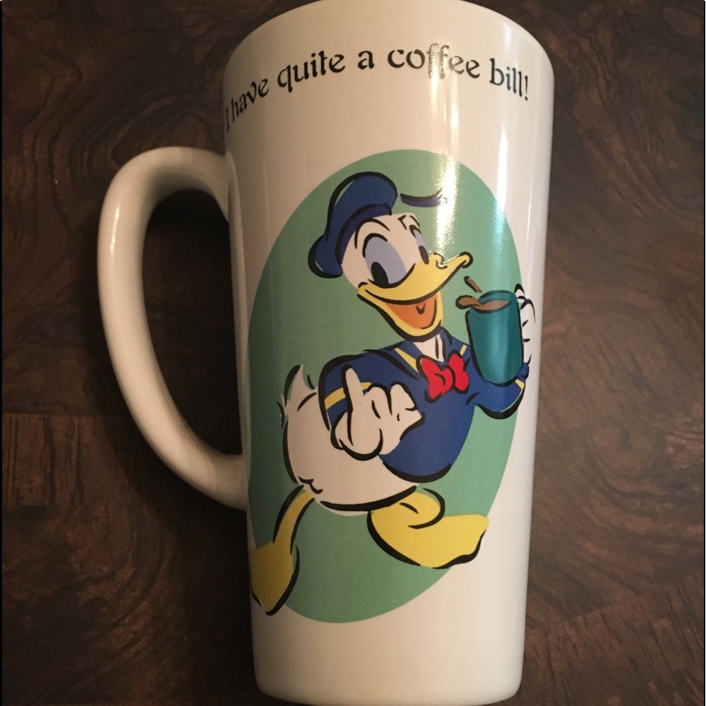 Disney store Donald Duck Coffee Mug